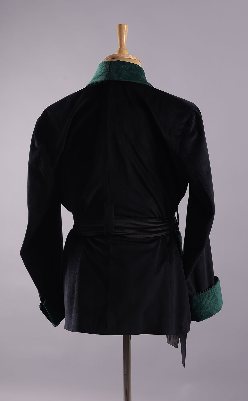 Men's Dark Green Tuxedo Jacket - Premium Velvet Fabric