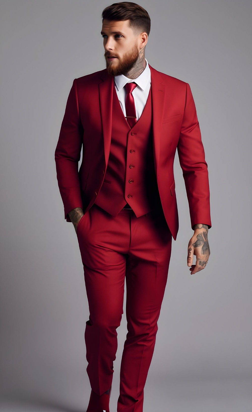 RED SUIT 3-PIECE