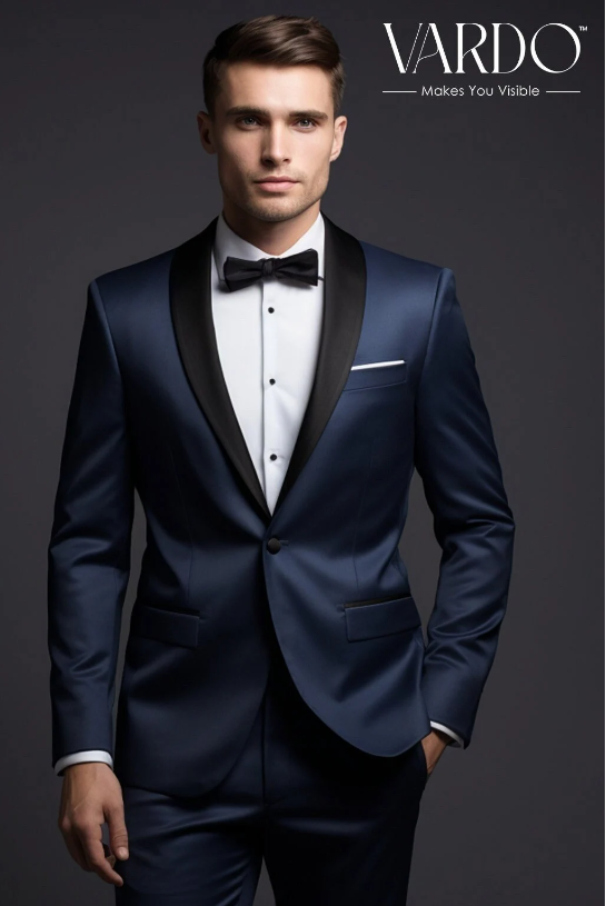 Mens blue dress suit online