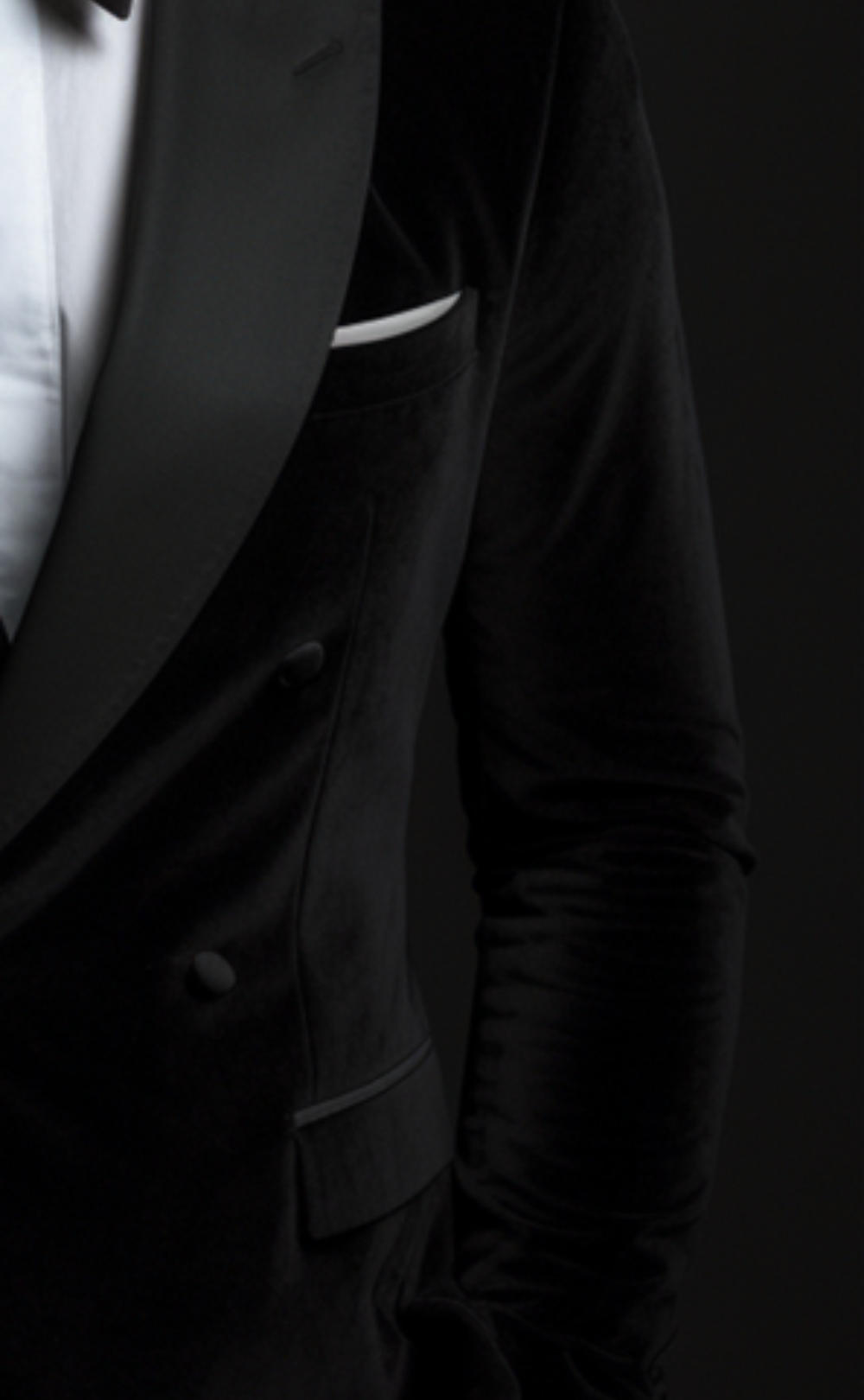 Luxury Formal Black Velvet Jacket - Stylish Men's Black Velvet Jacket