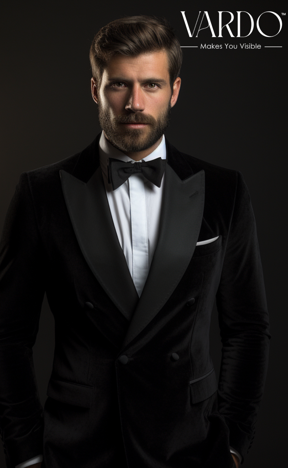 Luxury Formal Black Velvet Jacket - Stylish Men's Black Velvet Jacket