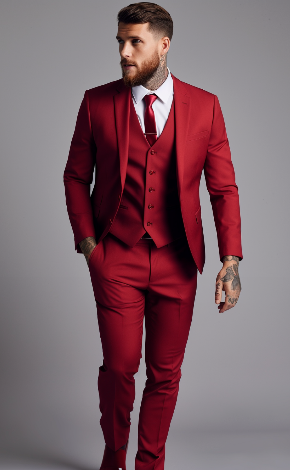 RED SUIT 3-PIECE